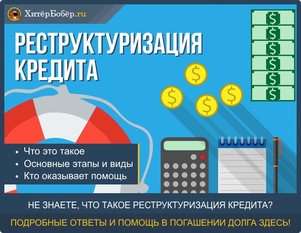 Что такое реструктуризация займа  Реструктуризация кредита  что это такое и как сделать реструктуризацию долга по кредиту